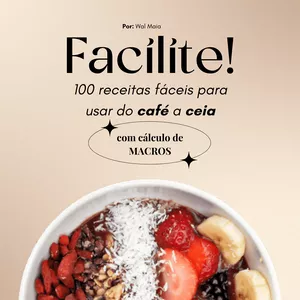 Imagem de capa para o Ebook Facilite! - Ebook de RECEITAS SAUDAVÉIS 