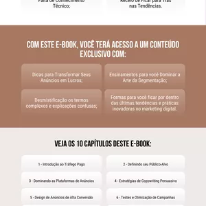 Imagem de capa para o Ebook Tráfego Pago