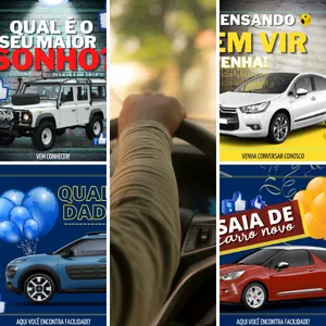 Imagem de capa para o Curso online Post's Editáveis e Exclusivos - Concessionárias, Carros, Consórcio