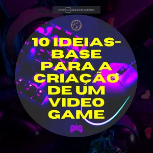 Imagem de capa para o Ebook 10 Ideias para Criar Video Game