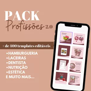 Imagem de Pack Profissões 2.0 criado por Edinaria Gomes na hotmart