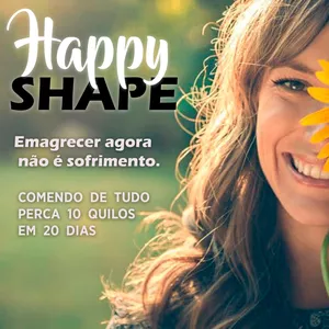 Imagem de capa para o Ebook  Happy Shape - Corpo Feliz perca peso em 20 dias