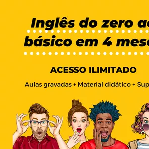 Imagem de capa para o Curso online  English Express - Inglês básico em 4 meses