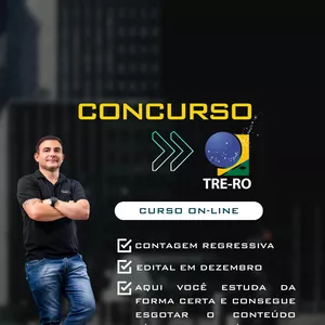 Imagem de capa para o Curso online Curso On-line Concurso TRE-RO Unificado (Justiça Eleitoral Unificado)