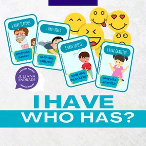 Cover image for Ebook GAME - I HAVE, WHO HAS (THEME: FEELINGS)