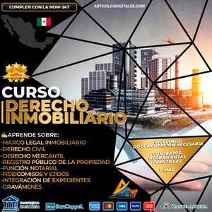 Imagen de portada para Curso online Paquete Bienes Raíces México
