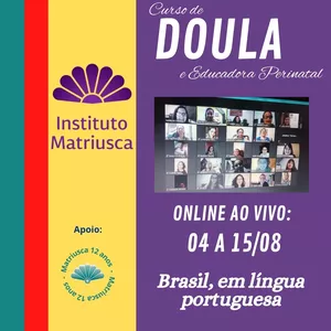 Imagem de capa para o Curso online CURSO DE DOULA E EDUCADORA PERINATAL (EAD, ON LINE AO VIVO - COM OU SEM OFICINA PRESENCIAL )