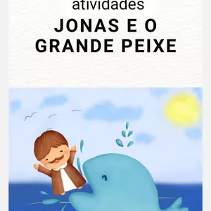 Imagem de capa para o Ebook Sequência de atividades -JONAS E O GRANDE PEIXE
