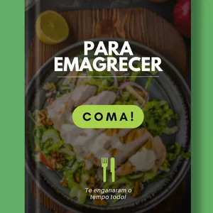 Imagem de capa para o Ebook Para emagrecer, coma!