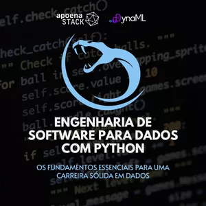 Imagem de capa para o Curso online Engenharia de Software para Dados com Python