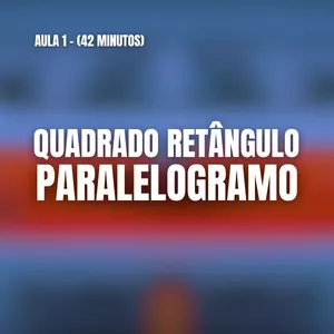 Imagem de capa para o Curso online Área e perímetro Quadrado - #Aula 1 (42 minutos)
