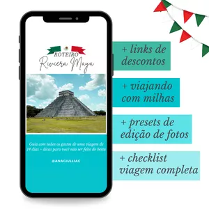 Imagem de capa para o Ebook Roteiro Riviera Maya - México