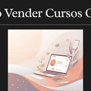 Imagem de capa para o Ebook Como vender cursos online
