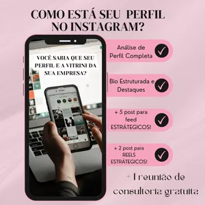 Imagem de capa para o Curso online Pacote Instagram 