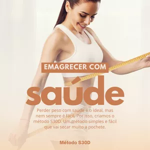 Imagem de capa para o Ebook EBOOK EMAGRECIMENTO SAUDAVEL