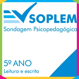Imagem de capa para o Ebook Apostila SOPLEM - 5° ano - Leitura e Escrita