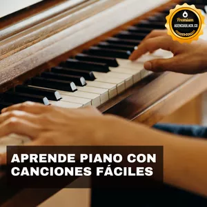 Imagen de portada para Curso online APRENDE PIANO CON CANCIONES FÁCILES