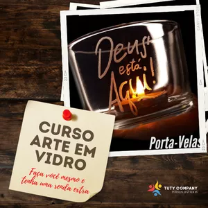 Imagem de Curso Arte em Vidro criado por Tuty Company na hotmart
