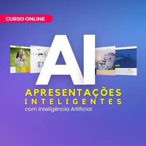 Imagem de capa para o Curso online Apresentações Inteligentes com IA: Crie Apresentações para Suas Aulas com Inteligência Artificial