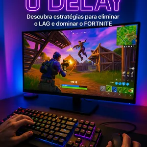 Imagem de capa para o Ebook MÉTODO 0 DELAY E INPUT LAG - FORTNITE