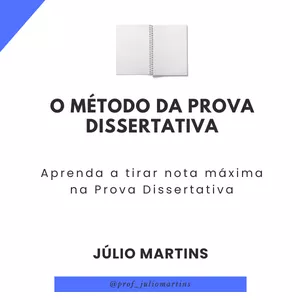 Imagem de capa para o Curso online O método da Prova Dissertativa