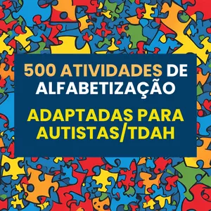 Imagem de capa para o Ebook 500 Atividades TEA/TDAH