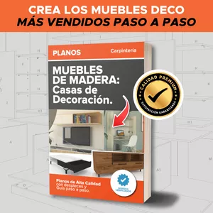 Imagen de portada para Ebook Planos Muebles De Madera MDF Casas De Decoración Paso A Paso