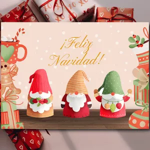 Imagen de portada para Ebook Kit imprimible Navidad: Tarjeta y stickers | By Marianco