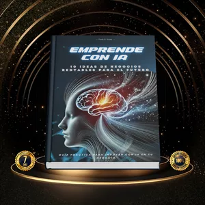 Imagen de portada para Ebook Emprende con IA: 10 Ideas de Negocios Rentables para el Futuro "hoy"
