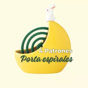 Imagen de portada para Ebook 4 Patrones imprimibles Porta espiral