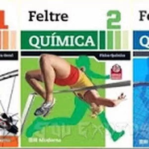 Imagem de capa para o Ebook Química - Ricardo Feltre 7ª Edição, Vol. 1,2 e 3. COMPLETO EM PDF.