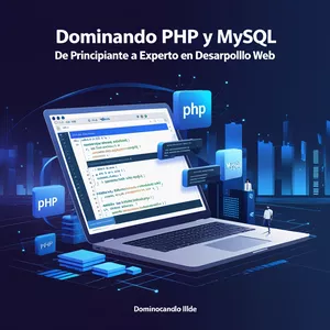Imagen de portada para Ebook Dominando PHP y MySQL: De Principiante a Experto en Desarrollo Web