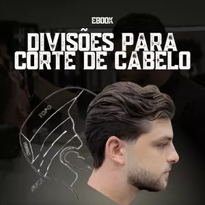 Imagem de capa para o Ebook Divisões corte cabelo masculino Ebook 