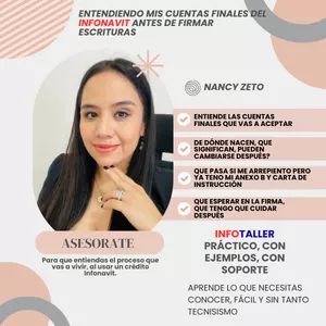 Imagen de portada para Curso online De números a seguridad: domina tus cuentas Infonavit antes de la Firma (Infotaller)