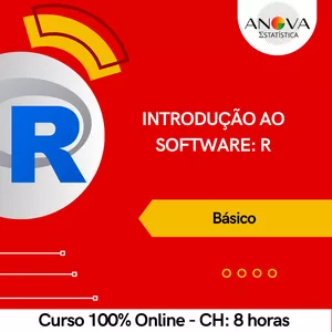 Imagem de capa para o Curso online Introdução ao Software: R