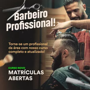 Imagem de Curso Cabeleireiro e Barbeiro Profissional criado por EscolaEaD na hotmart