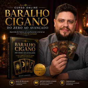 Imagem de Curso de Baralho Cigano: do Zero ao Avançado criado por Bruno Jemnecki dos Santos na hotmart