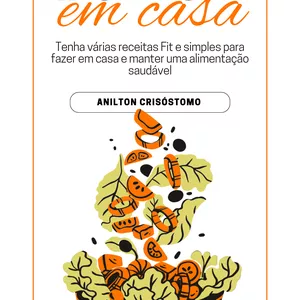 Imagem de capa para o Ebook Receitas Fit em Casa