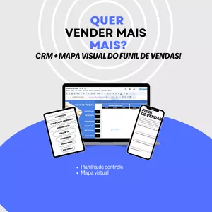 Imagem de capa para o Curso online Mapa do funil de vendas + CRM para controle de clientes via Google