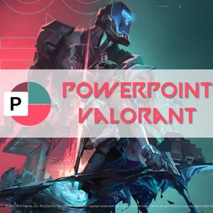 Imagem de capa para o Curso online Valorant - Template de PowerPoint 