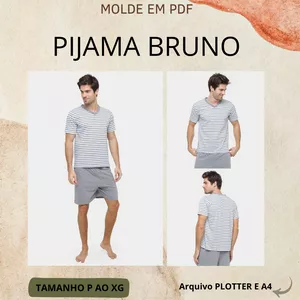 Imagem de capa para o Curso online MOLDE PIJAMA BRUNO 