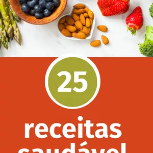 Imagem de capa para o Ebook 25 Receitas   saudável