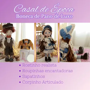 Imagem de capa para o Curso online Casal de Época - Bonecas de Luxo