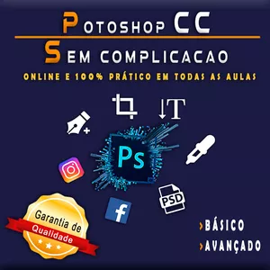 Imagem do curso Photoshop CC Sem Complicação (básico ao avançado) 