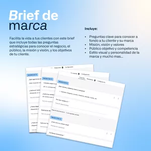 Imagen de portada para Ebook BRIEF DE MARCA - FORMULARIO EDITABLE