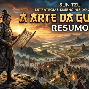 Imagem de capa para o Ebook A arte de guerra. Resumo