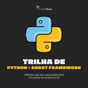 Imagem de capa para o Curso online Trilha Python + Robot Framework