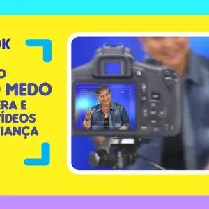 Imagem do curso Como perder o medo da câmera e gravar vídeos com confiança - Minicurso 1