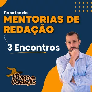Imagem de capa para o Curso online Mentoria de Redação - 3 encontros