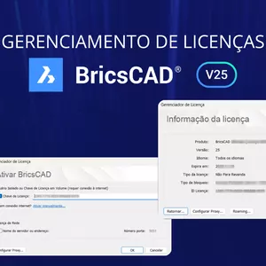 Imagem de capa para o Curso online Gerenciamento de Licença BricsCAD